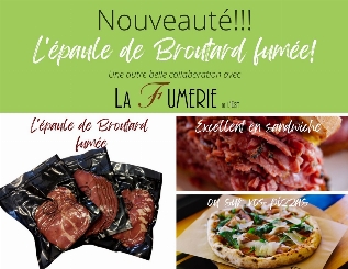 Épaule de Broutard fumée style bacon prête à manger